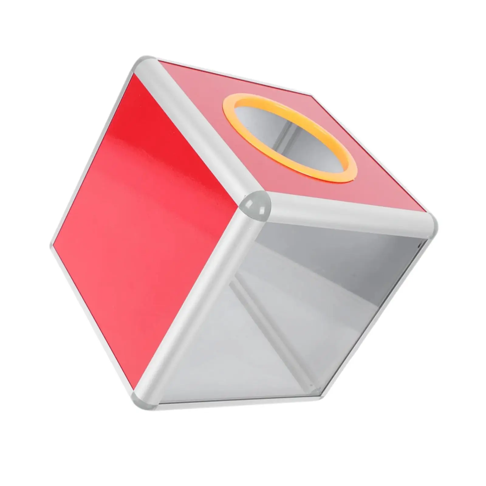 صندوق التصويت Lucky Raffle Case صندوق التبرع الشفاف من جانب واحد لأنشطة المهرجانات والاحتفالات الذكرى السنوية