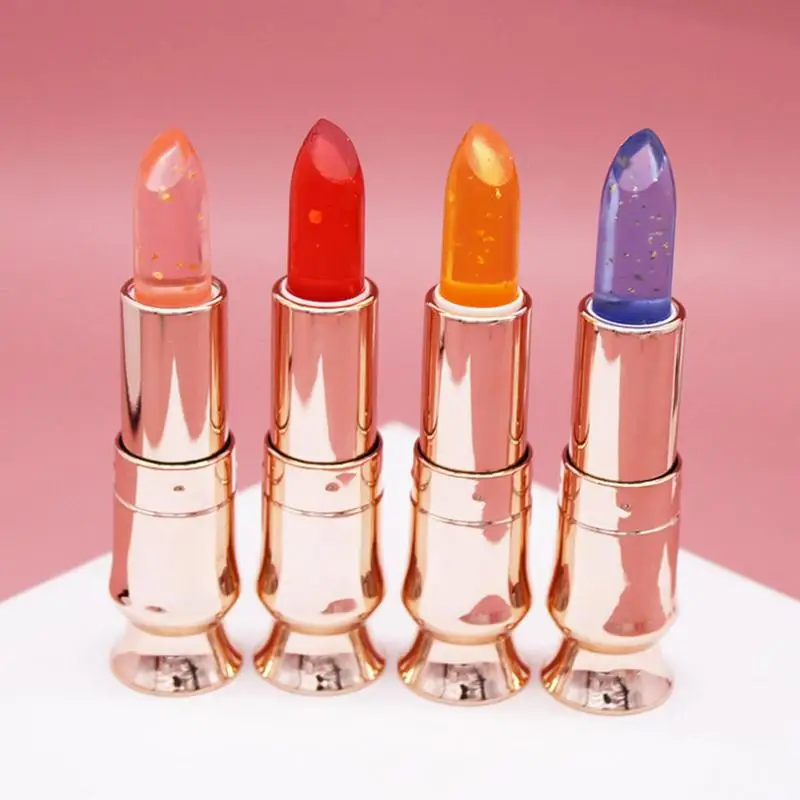 Color Changing Lip Balm Tinted Chap Stick Jelly Lipstick Show Your Charm Waterproof Hydrating Long-Lasting For Workplace Daily