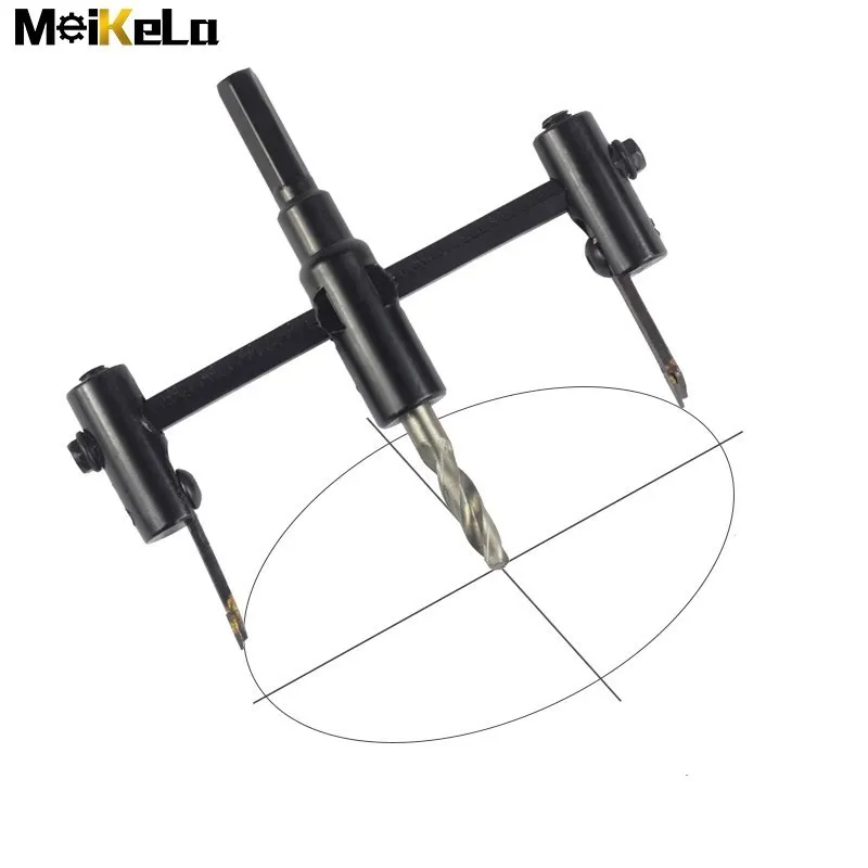 Meikela 120 200 300 mm Círculo Ajustável Buraco Cortador de Madeira Drywall Broca Saw Rodada Lâmina de Corte Aeronaves tipo Faça Você Mesmo Ferramenta