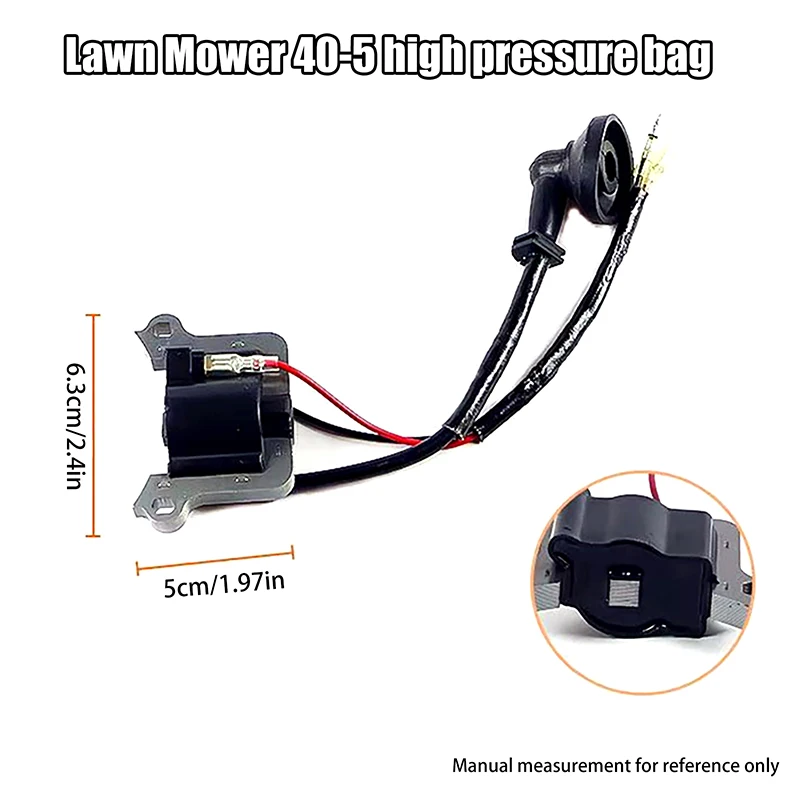 New Lawn Mower Ignition Coil Fit For 40-5 Gasoline Brush Cutter Spare Parts Accessories Garden Power Repair Tools