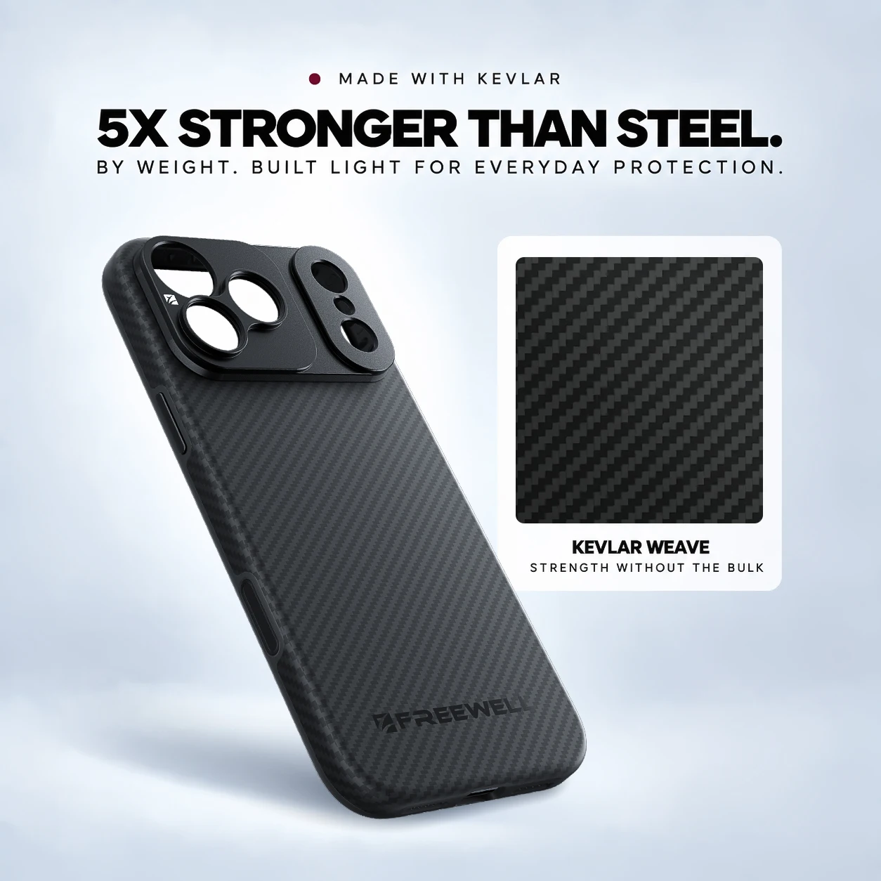 Freewell Filmmaker Mega Kit, mit 17-mm-Handyhülle und 1,33-fachem Gold-Anamorph-Objektiv, für iPhone 18/17/16/15 Pro & Pro Max – Detail 8