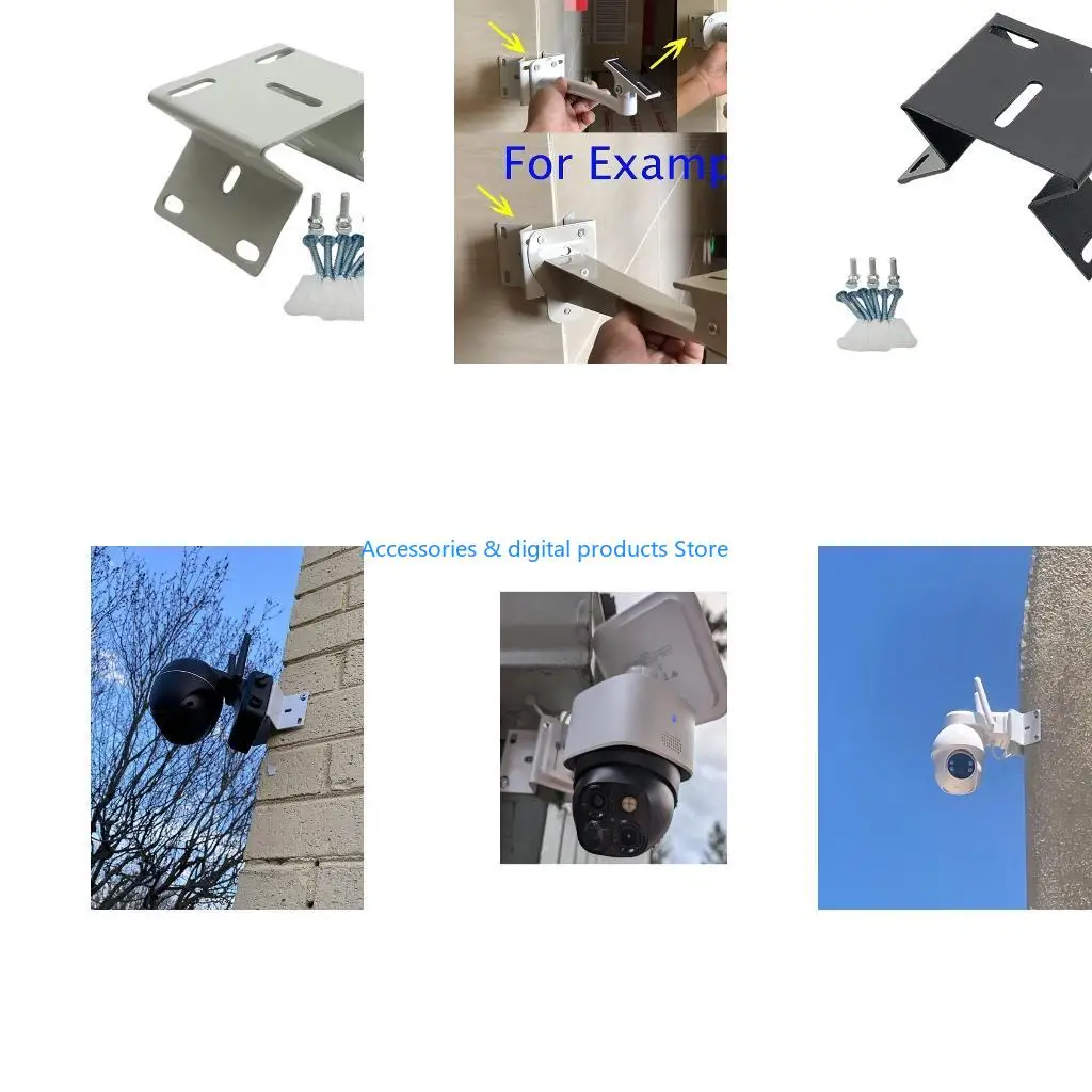 77JD Bracket for CCTV Camera Outdoor External Wall Corner Mount Bracket