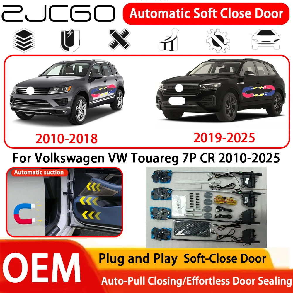 

for Volkswagen VW Touareg 7P CR 2010-2025 Car OEM Plug and Play Automatic Electric Soft Close Door Comfort Closing System