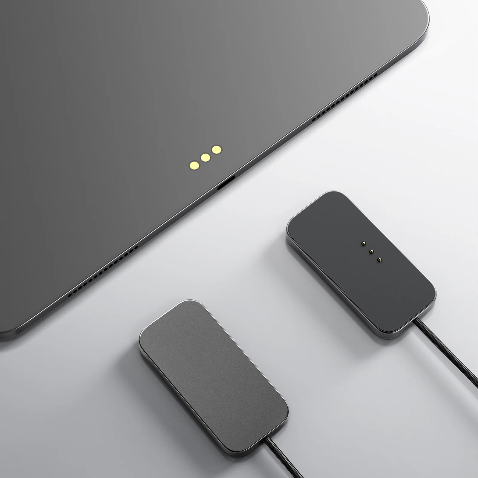 For Pro Magnetic Wireless Charger Fast Charging Smart Connector Charger Charging Pad W/ USB-C Cable
