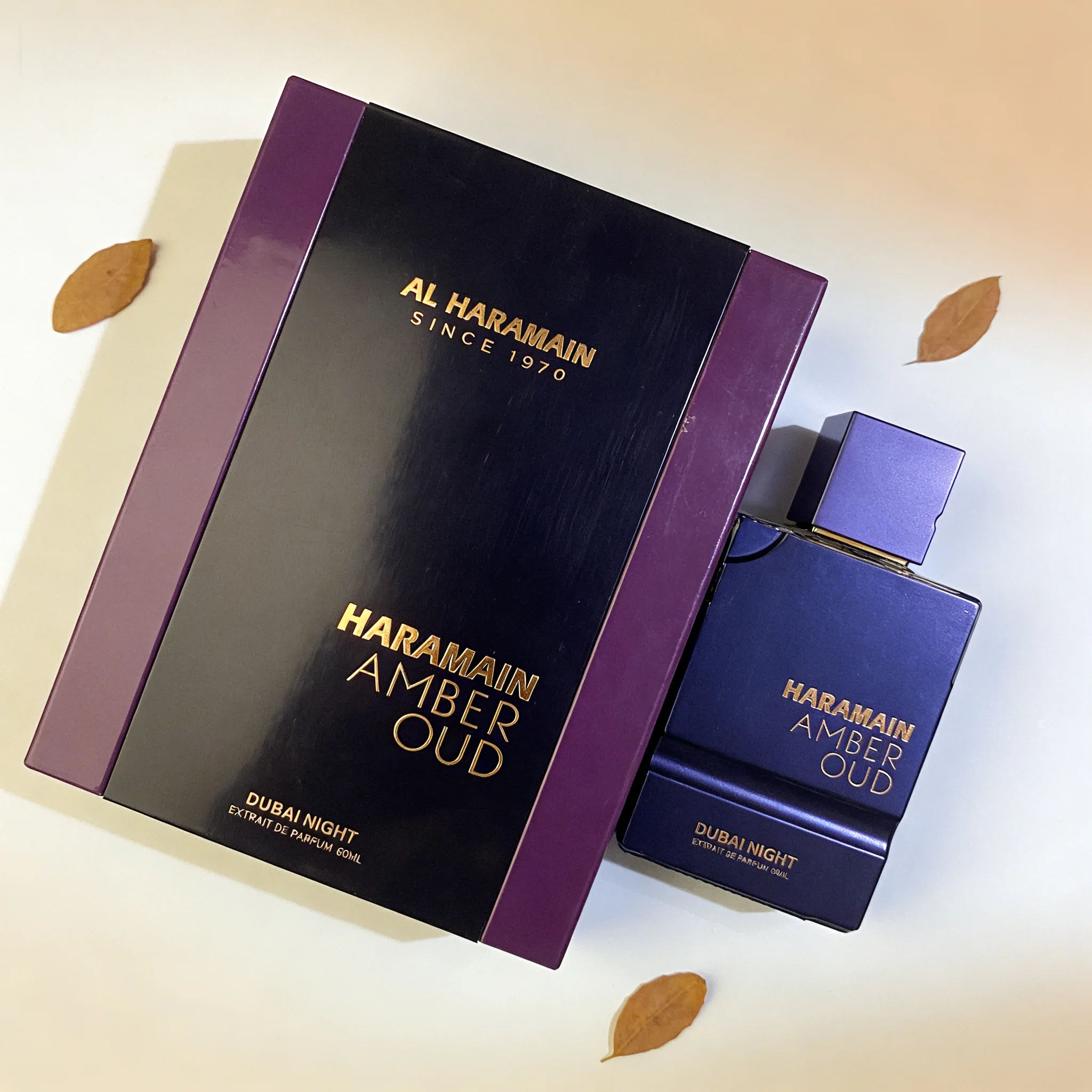 

Al Haramain Amber Oud Dubai Night Extrait de Parfum 2oz, Unisex Perfume with Rich Amber, Deep Oud & Woody Scent