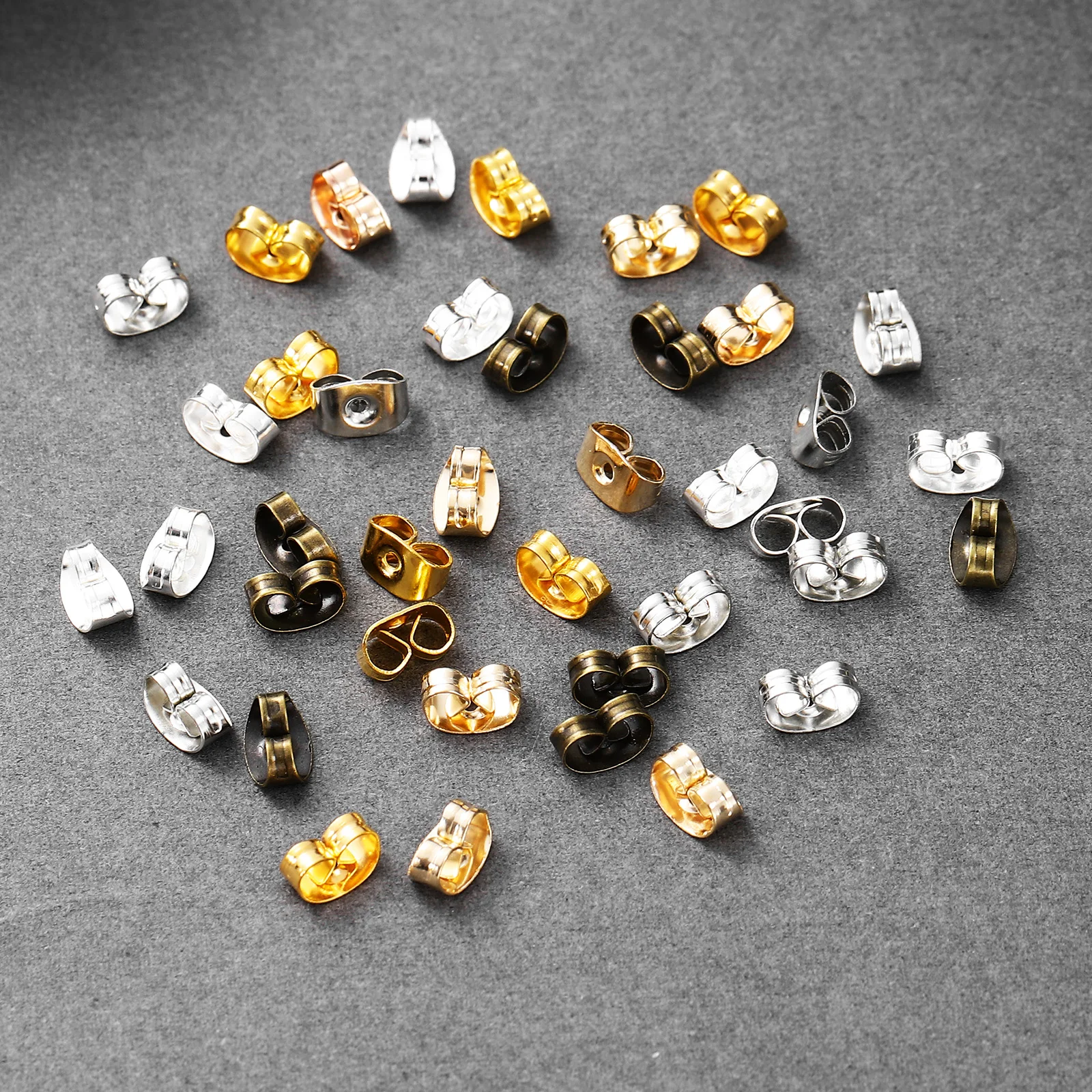 

Ear Locks Earring Backs for Stud Hook Earring Backs For Stud Non Piercing Replacement Jewelry Accessories