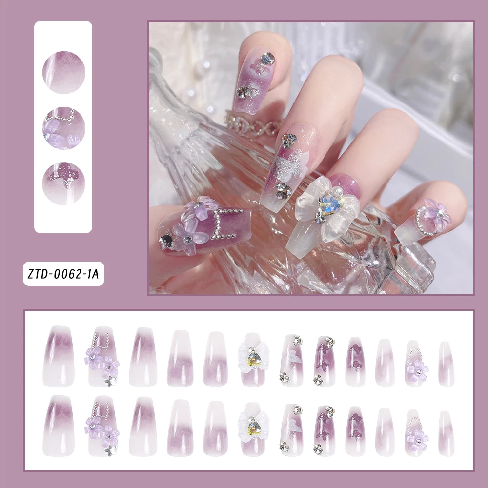 24Pcs/Set Purple La…