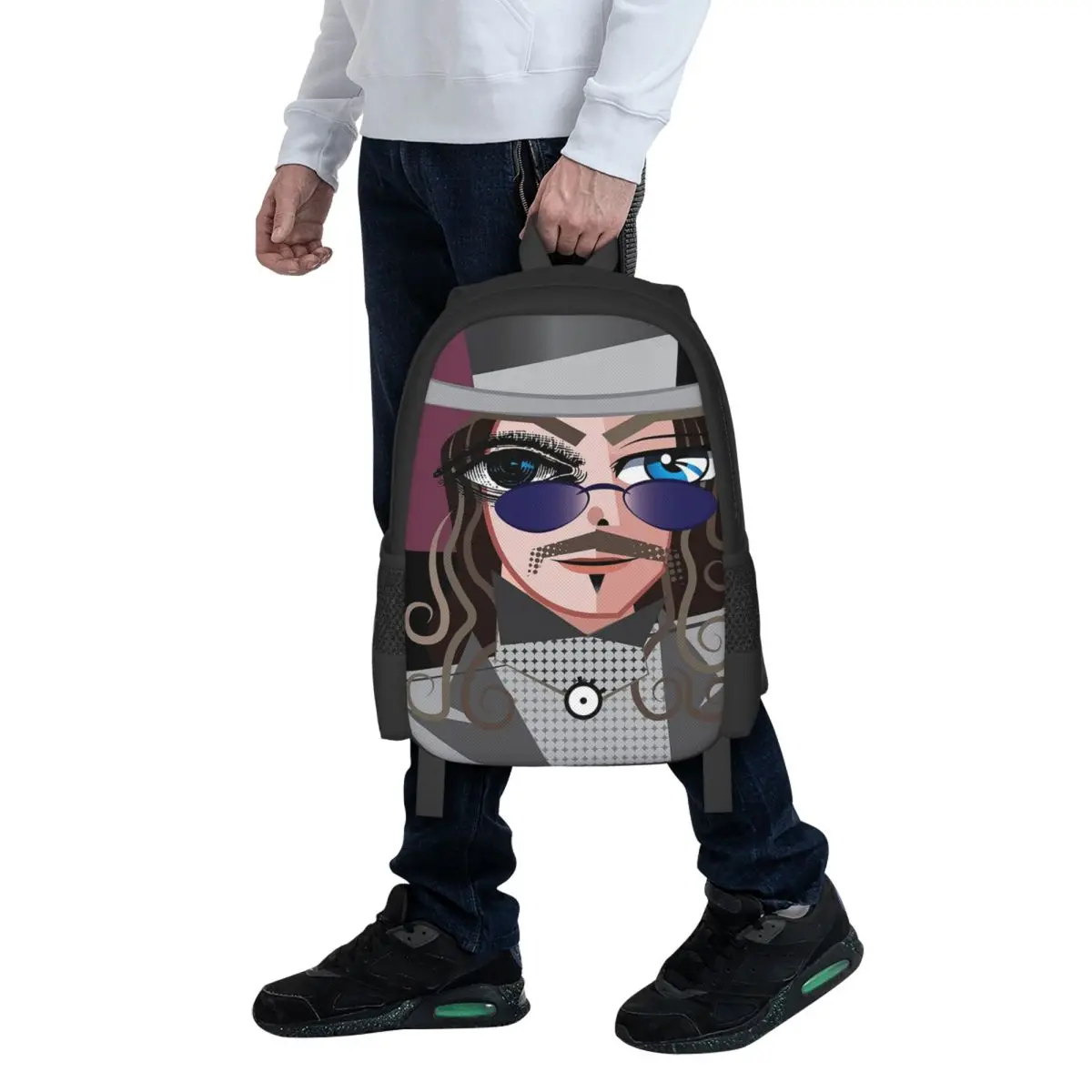 

The Count! Student Backpack School Bag Hiking Travel Daypack for Men Women Fashion Bookbag Shoulder Bags