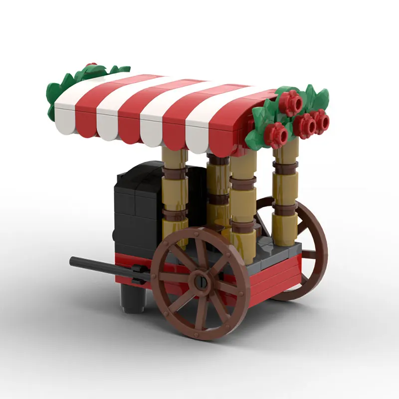 مكعبات بناء الجسيمات الصغيرة المتوفرة MOC-238630 152 قطعة، ألعاب البناء المعماري، نماذج ثلاثية الأبعاد، هدايا، اسم تعليمي DIY