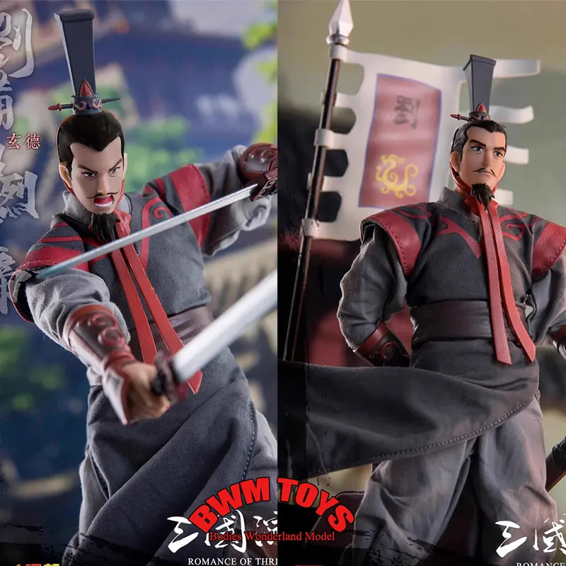 

В наличии играющие в игрушки 1/12 мужской солдат три королевства серии Лю Бе анимированная версия Xuande 6 дюймов экшн-фигурка коллекция кукол