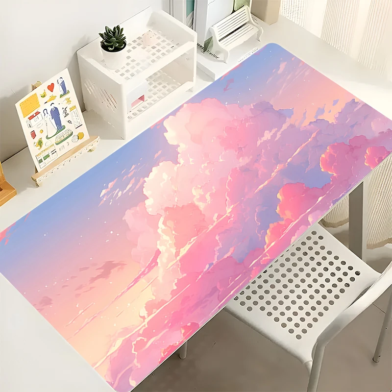 Mouse Pad Sky Clouds PC Accessories Mousepad Non Slip Extended Pad Rubber Gaming Mats Computer Gamer Mouse Mat Office Desk Mat