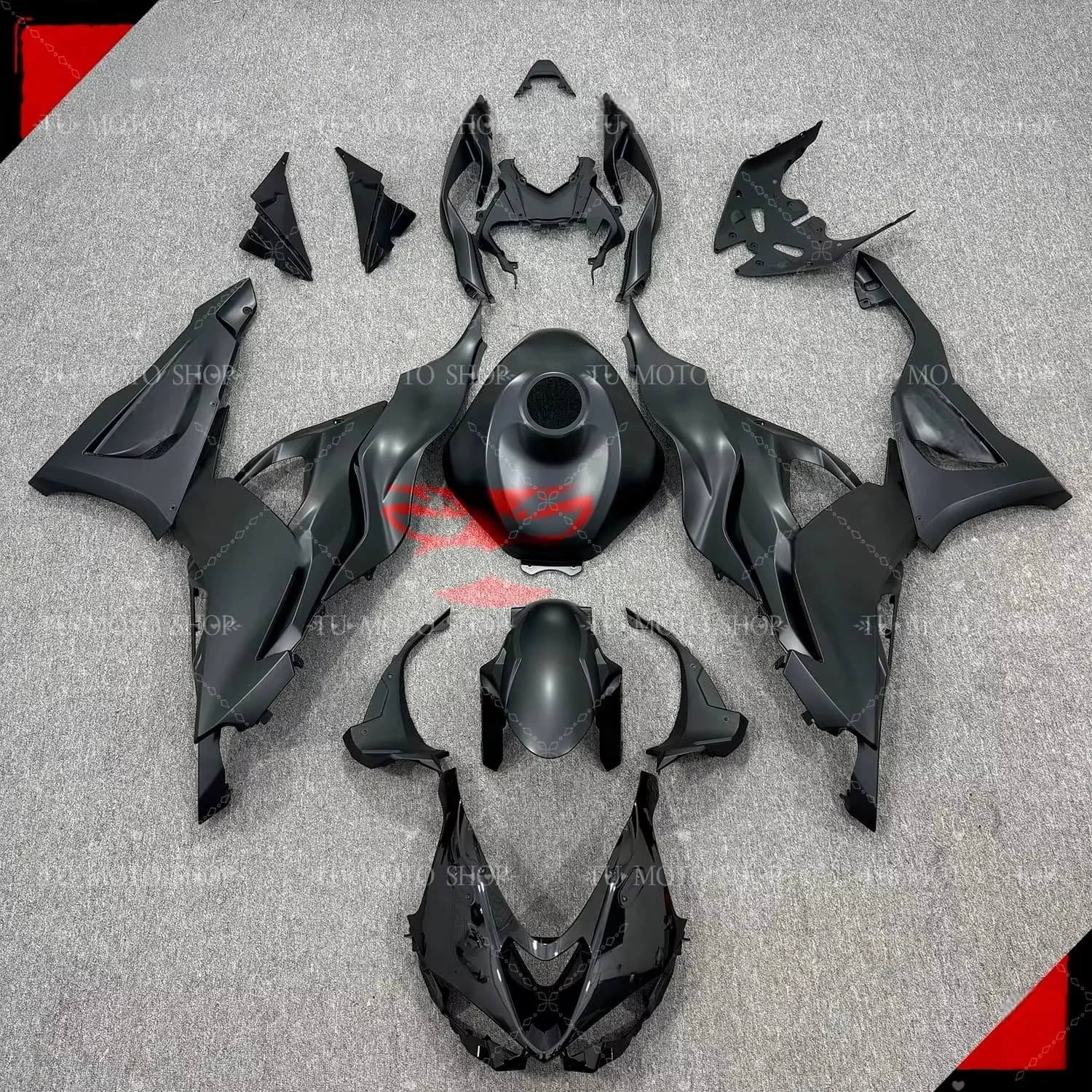 Suitable for Kawasaki ZX6R 636 2024-2025 motorcycle fairing kit, ABS plastic injection molded body kit, full body cover