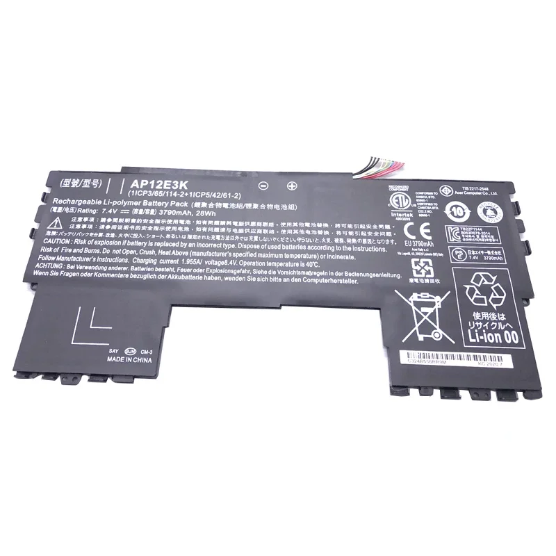 Imagem -02 - Bateria Nova do Portátil de Lmdtk Ap12e3k para Acer Aspire s7 S7191 Ultrabook 11 Cp3 65 1142 Cp5 42 61-2 7.4v 3790mah 28wh