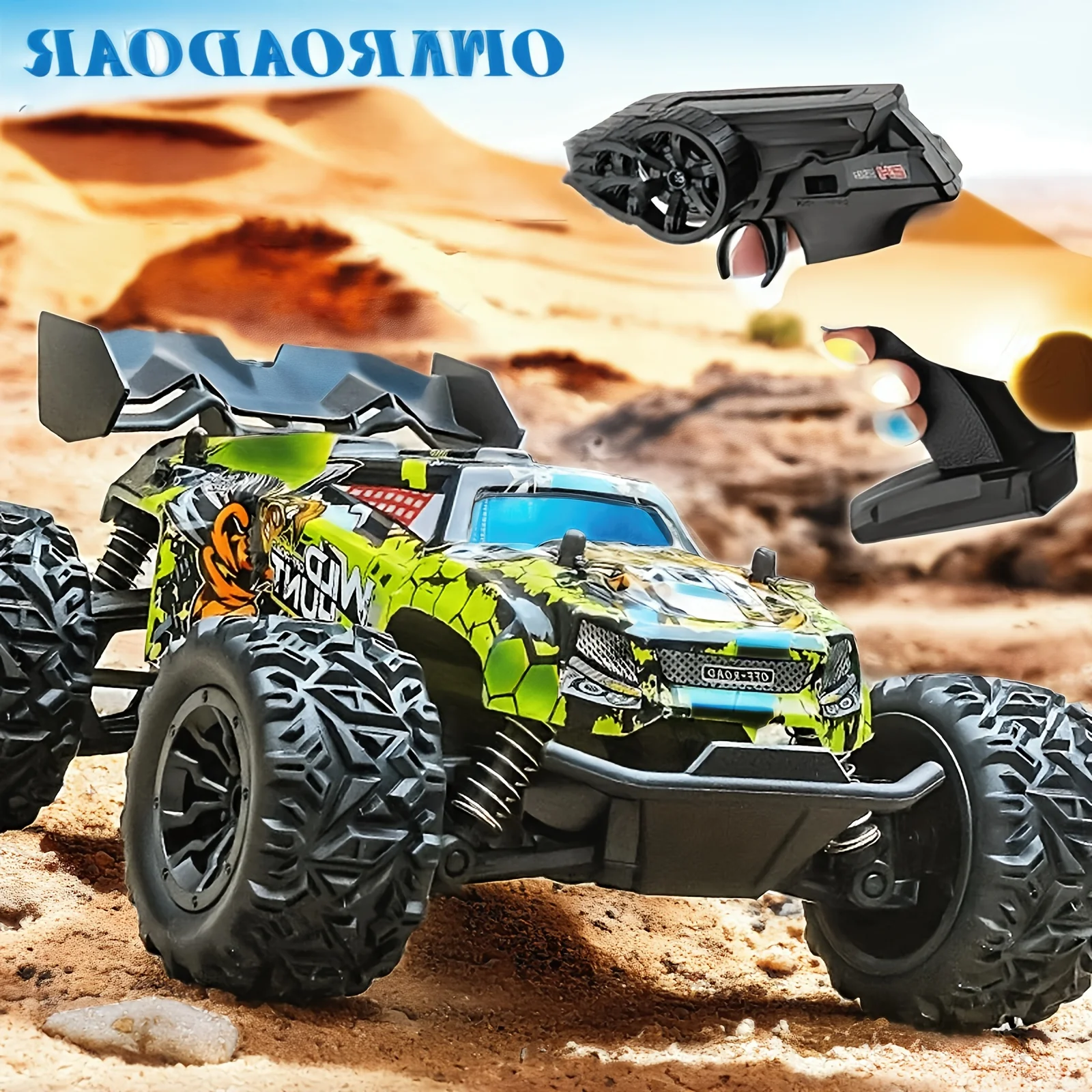 Livraison rapide américaine, véhicule tout-terrain télécommandé Monster LED tout-Terrain 2,4HG, moteur sans balais, vitesse maximale 28, enfant