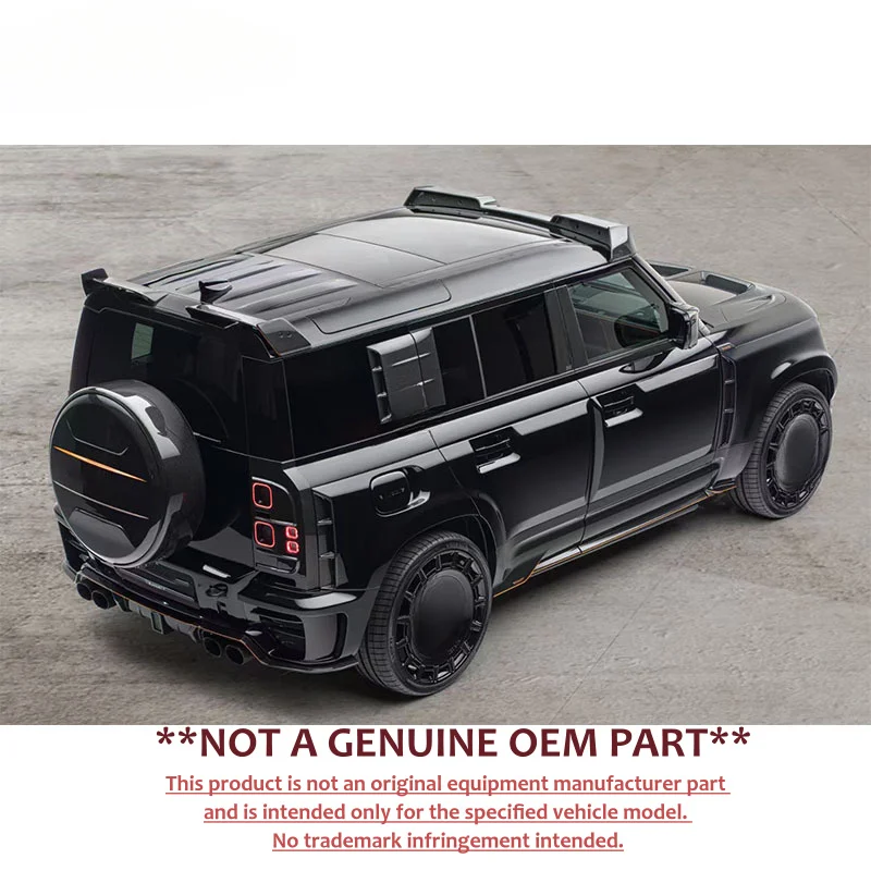 For Land Defender 2020‑Present Half Carbon Full Body Kit Front Rear Bumper Side Skirt Hood Modification Parts