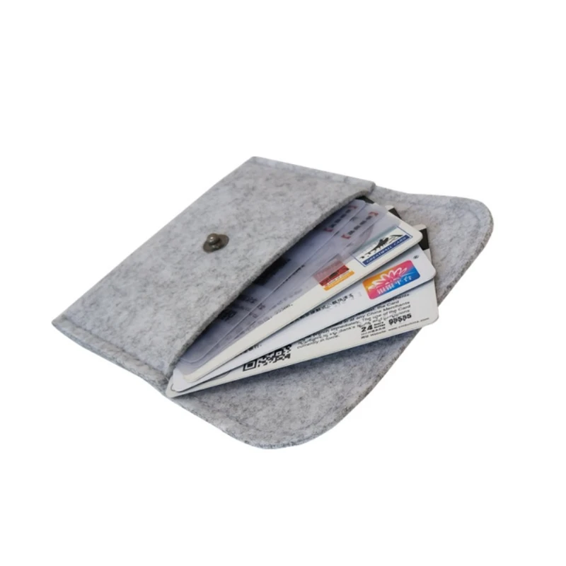 

Unisex Felt Coin Purse Bag Women Girls Mini Zipper Coin Wallet Case Casual Square Money Change Card Key Holder Pouch Coin Purses