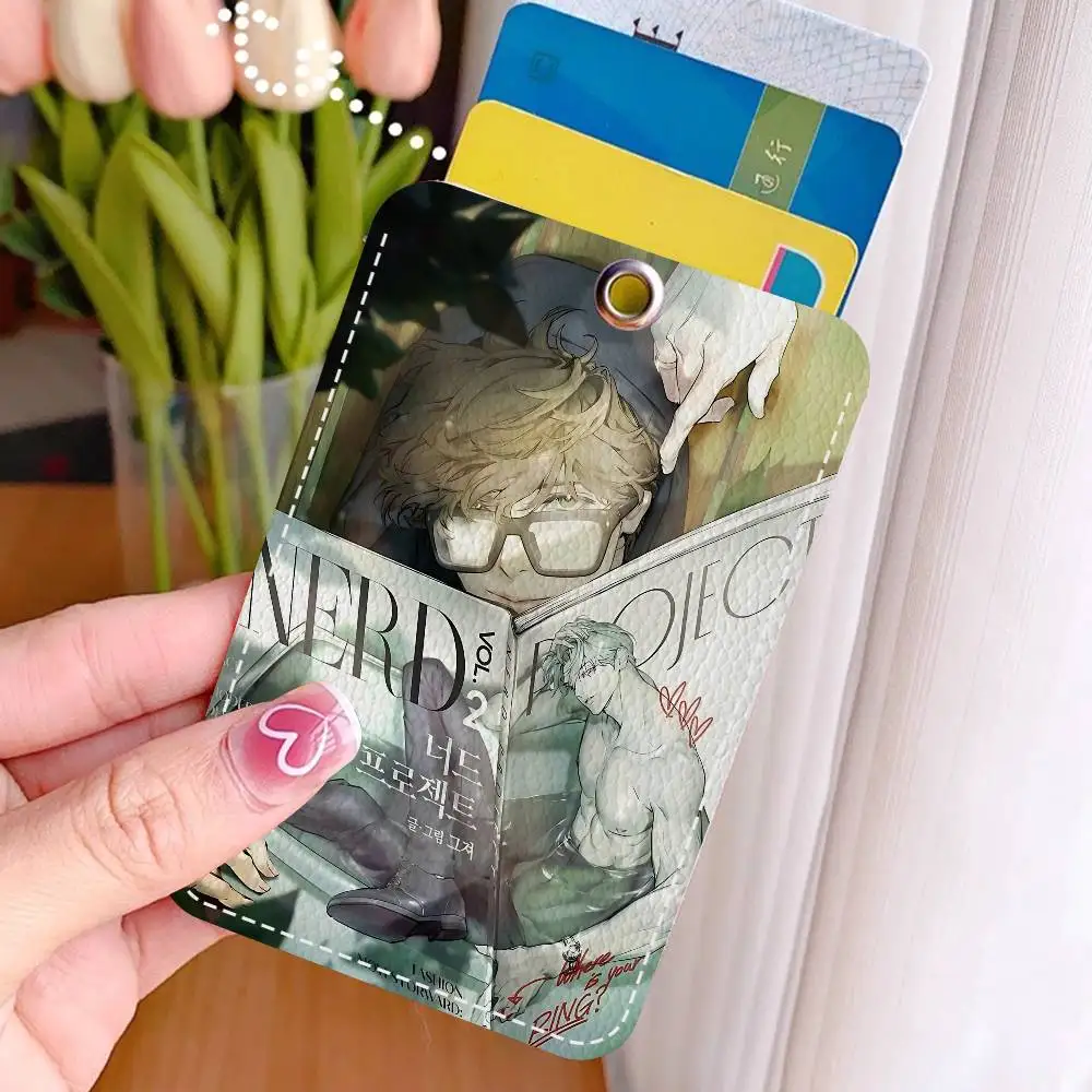 Nerd Project Bl Anime Access & Meal Card حامل المفاتيح الائتمان معرف البنك بطاقة واقية المفاتيح قلادة الموضة #3