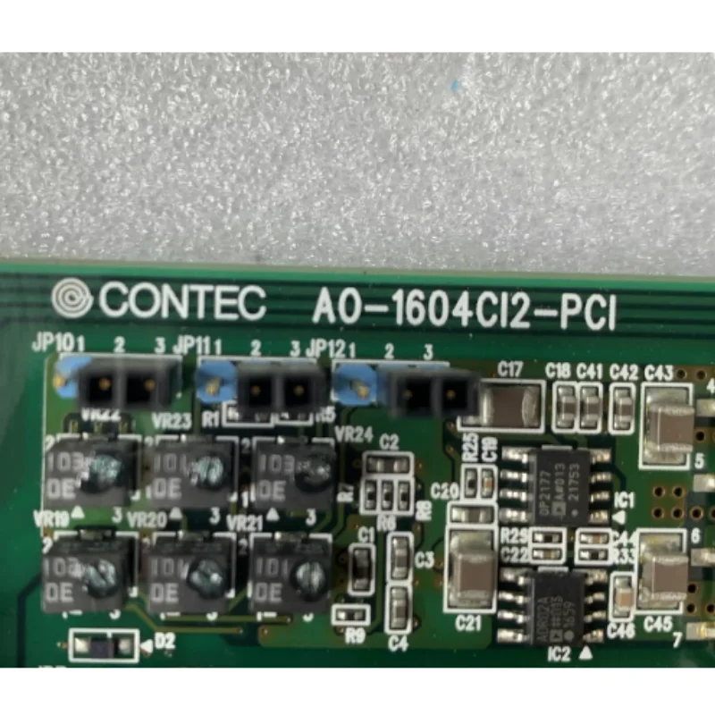 Second hand CONTEC A0-1604C12-PCI 7398A data acquisition card test OK in stock for quick delivery