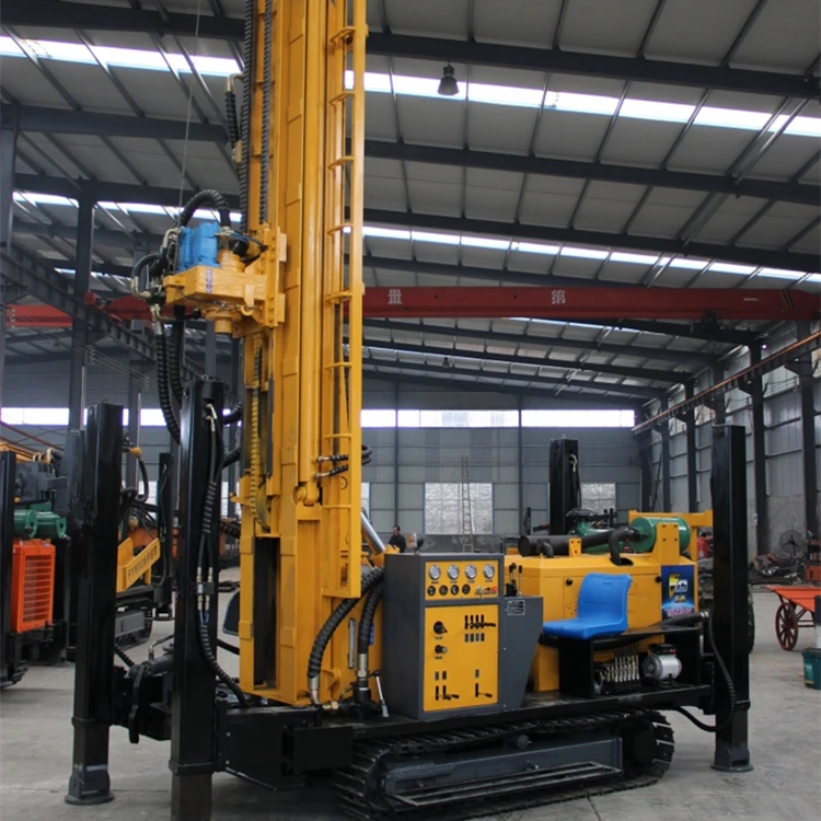 50m 100m 180m Meters Hydraulic Diesel Rock Portable Borehole Water Well Drilling Rigs Machines