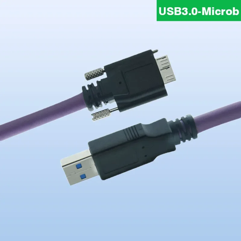 

USB 3.0 A «папа» для Microb, устойчивый к повороту промышленный кабель для камеры Micro-B, импортный высокоэластичный кабель с цепью, материал PUR