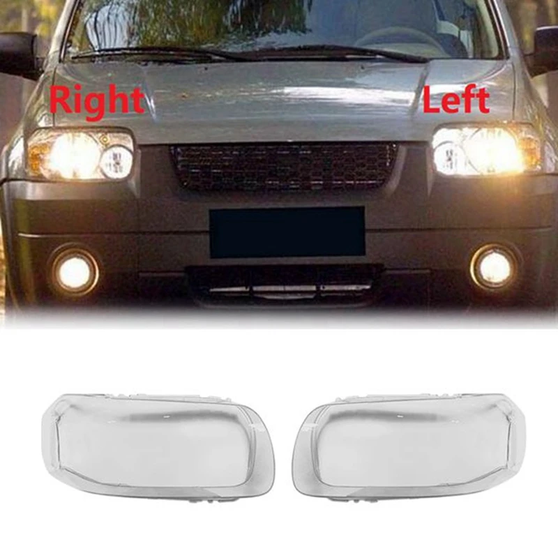 1 PCS Lamp Shade Transparent Lens Cover Headlight Cover Left For Ford Kuga 2005 2006 2007 image 5