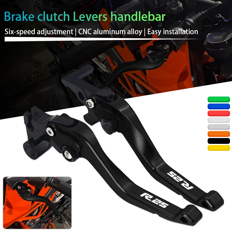 

For YZF-R25 YZF R25 2015-2022 2021 2020 Motorcycle Accessories Adjustable Short Brake Clutch Levers Handle R25 Motorbike Parts