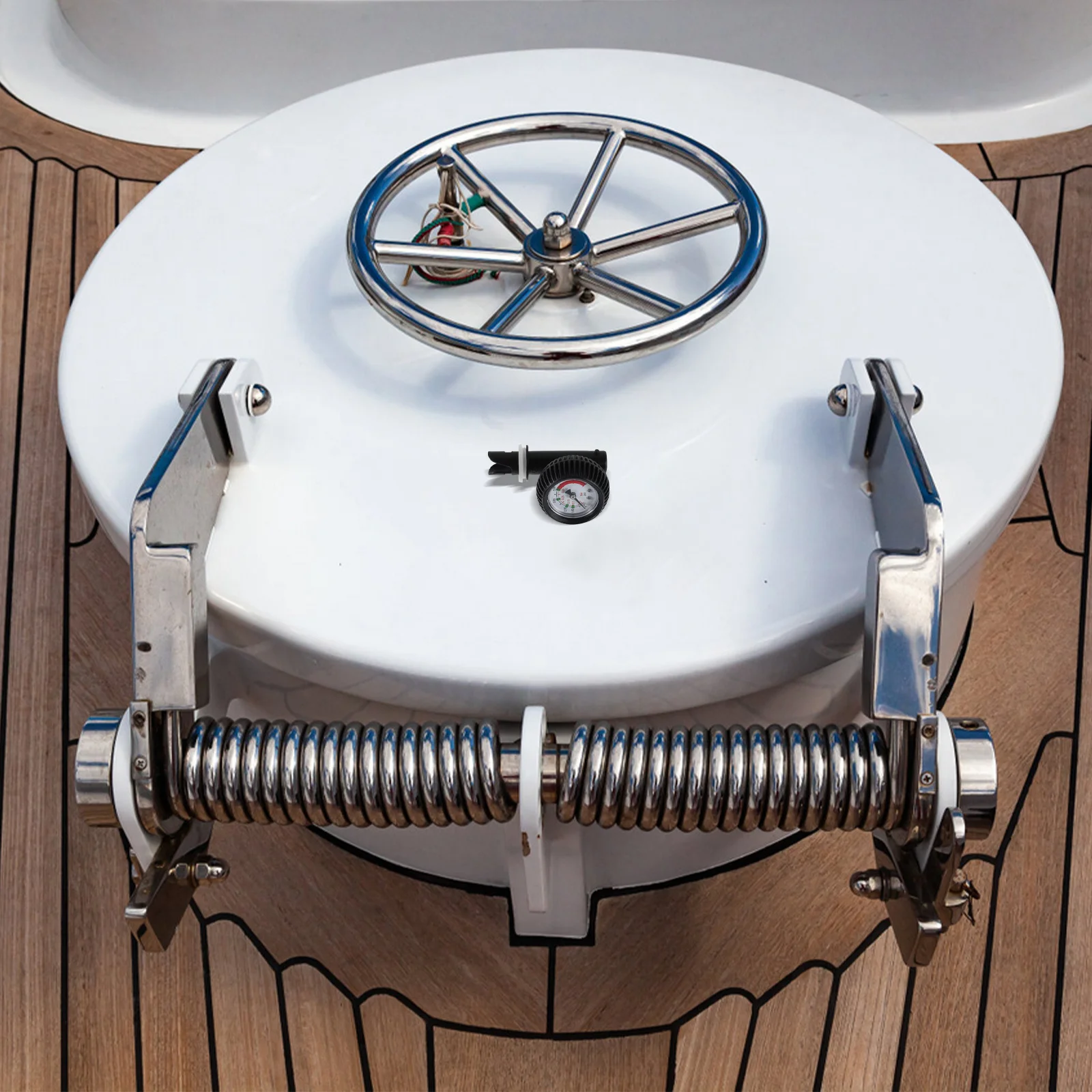 

Inflatable Boat Pressure Gauge For Surfboard Kayak Air Pressure Measuring Tool Reusable Pump Gauge Device Boat Accessory