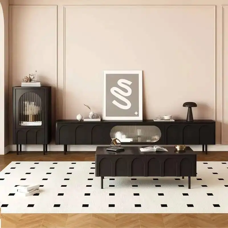 Sala Modern Storage Tv La Stand Decor Luxury Muebles Simple Unique Tv Para Cabinet Elegant Glamour Moderno Living Room Furniture