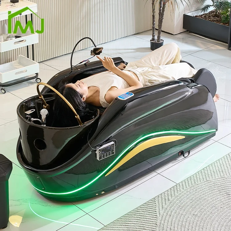 

Factory OEM ODM Hair Salon Furniture Washing Massage Table Electric Massage Shampoo Bed
