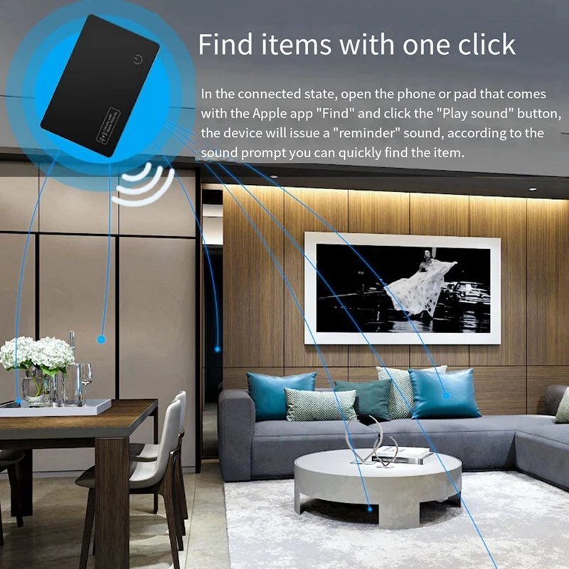 Icard Global Locator Slim Card Loss Prevention Itag Multi-Function Convenient Pet Tracking God Airtag GPS Locator