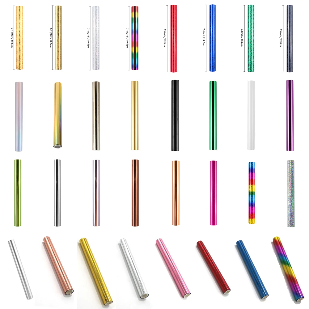 2026 HOT Toner Reactive Foil By Laser Printer and Laminator Colorful Foil for DIY Scrapbook Invitation Greeting Cards Stickers