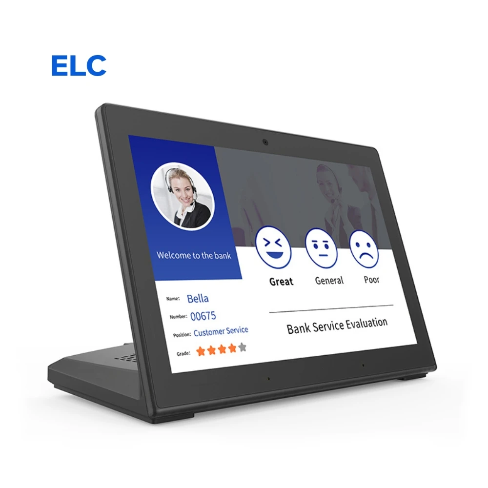 WL8027T 10.1 Tablet de mesa de mesa Rk3128 Touch Pc 10.1 L Tipo Pos Tablet