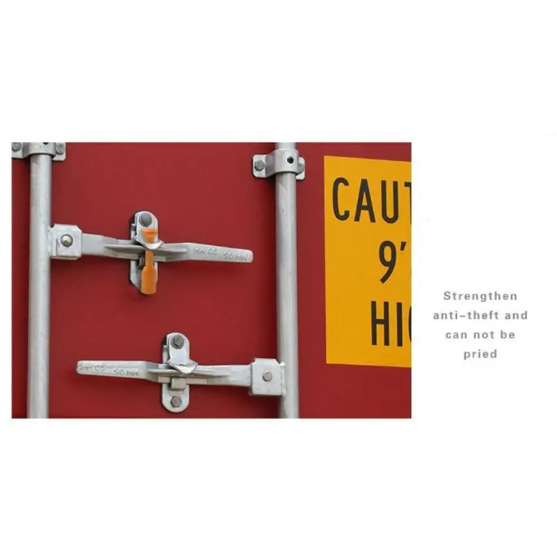 10PCS Container Seal Lock Disposable Bullet Shape Lead Seal Self-Locking Metal Cable Ties