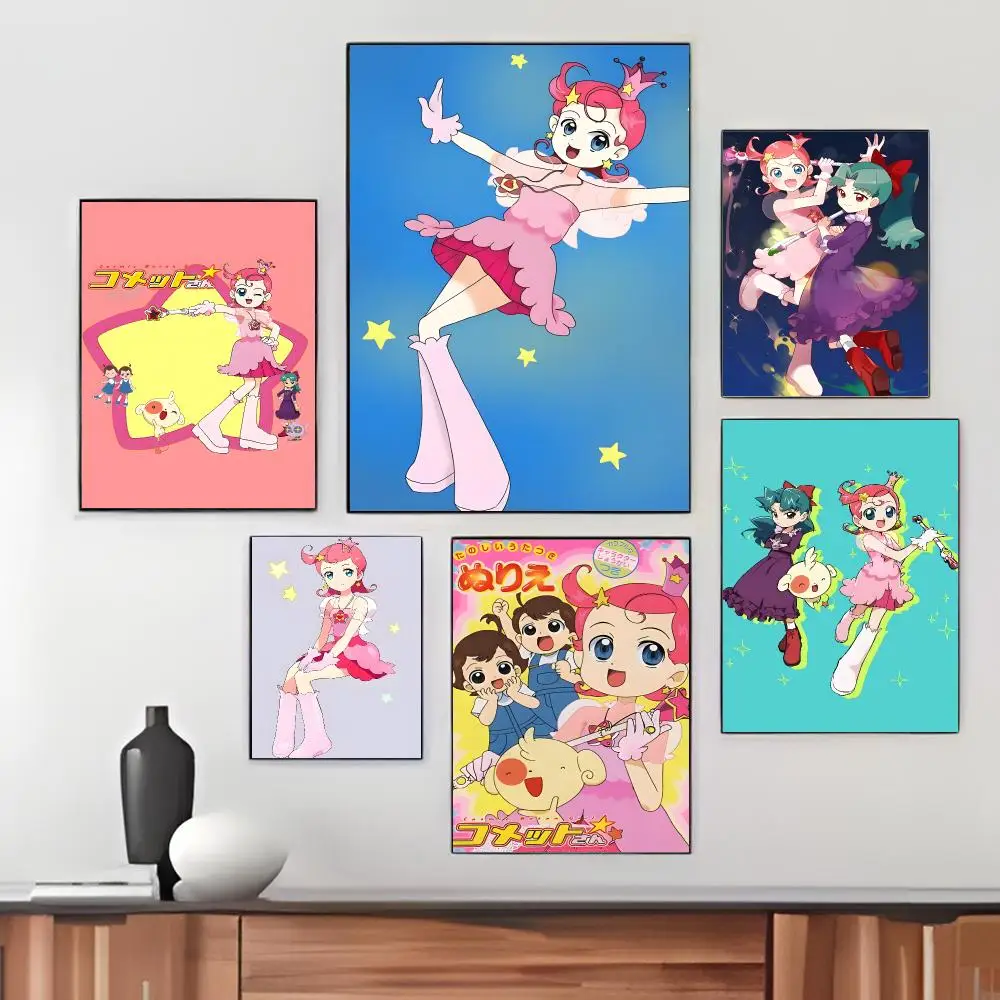 Anime Cosmic Baton Girl Comet-san Poster High Quality Print Waterproof Wall Art Sticker For Bar Living Room Decor Gift