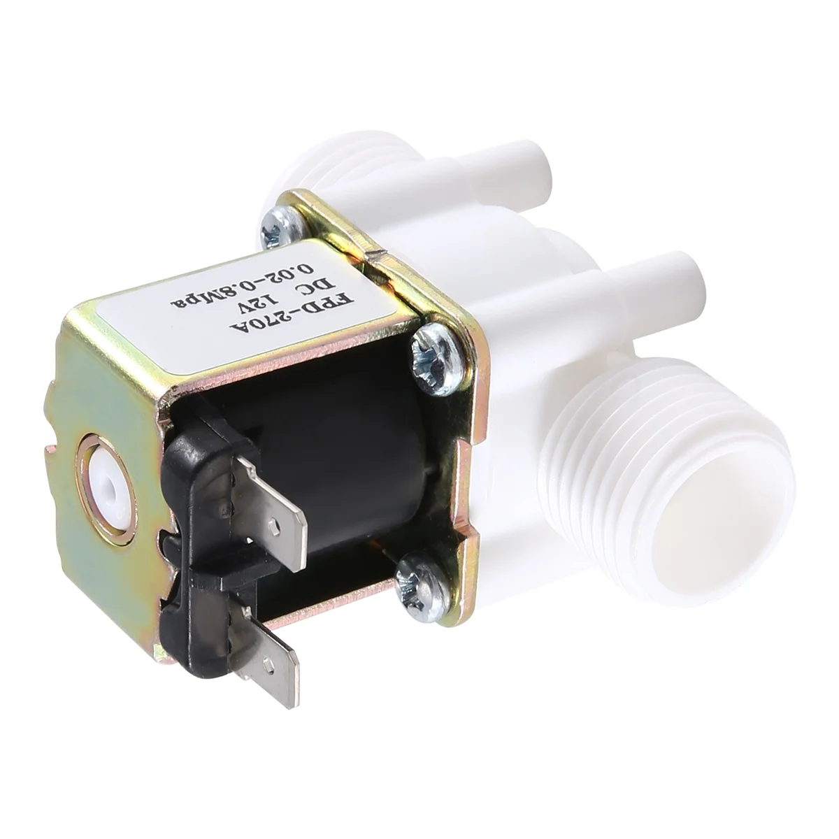 Dc12V ปกติแล้วปิดวาล์วน้ำน้ำ G1/วาล์วน้ำไฟฟ้าพลาสติก2นิ้วสำหรับเครื่องจ่ายน้ำ