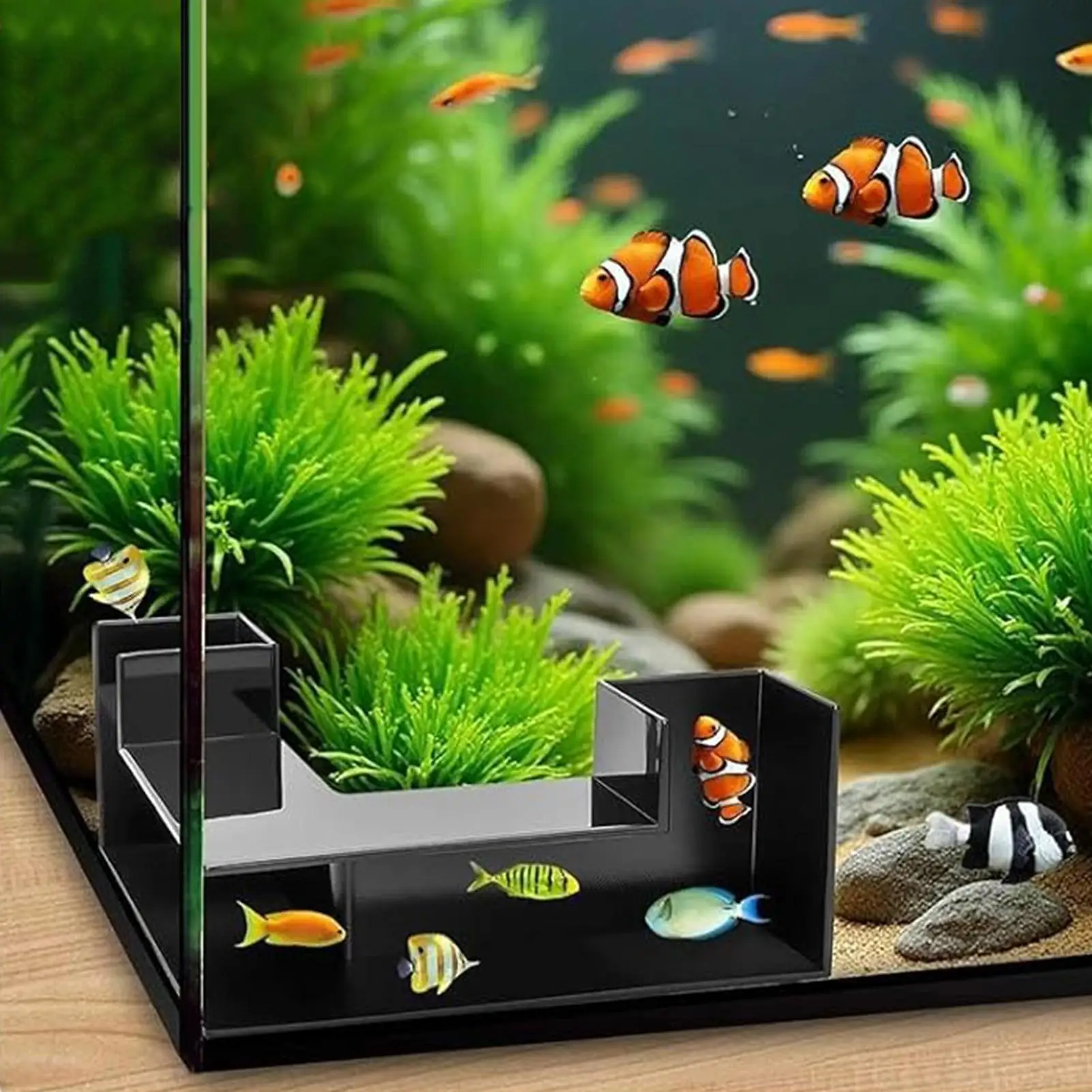 

Тоннель для аквариума, 2 штуки, с двойным входом, обзор 360°, декор для аквариума, для бетт, коридорасов, сомов, кухли, лошей