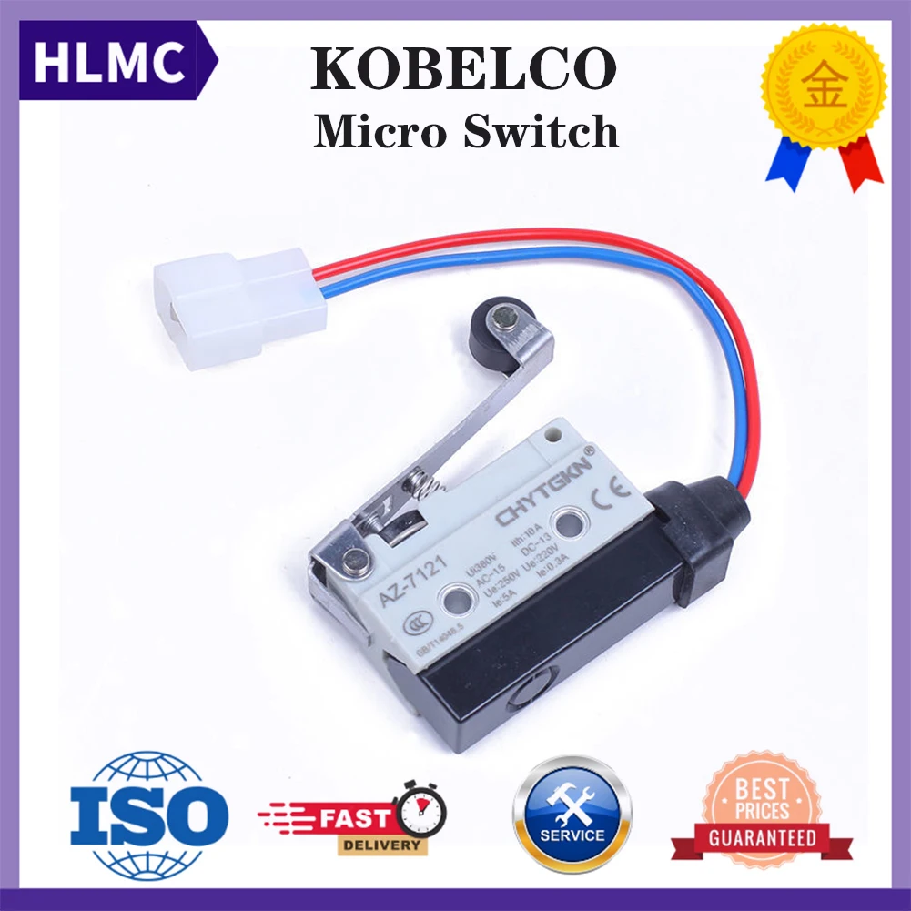 Excavator Hydraulic Pressure Switch SK75 SK140 SK200 SK210 SK260 SK350 SK460-8 Hydraulic Safety Lock Micro Switch