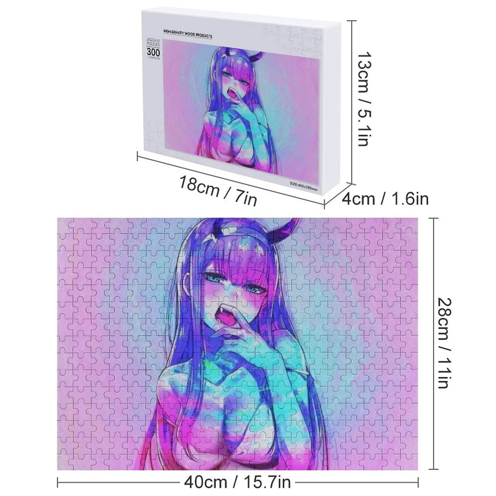 02 アニメ ジグソーパズル アニメ カスタム 木製 ネームパズル