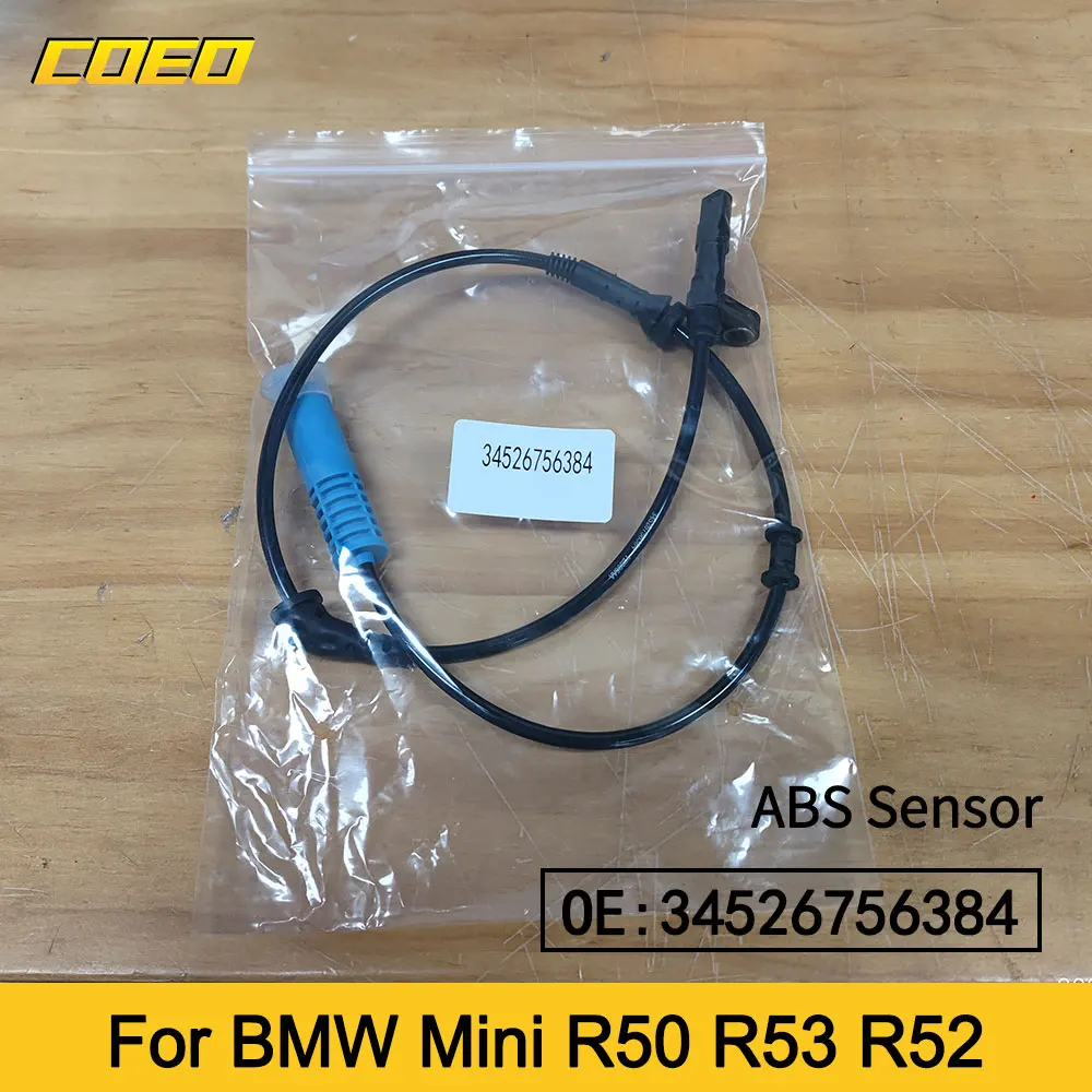 34526756385/34526851501 ABS Wheel Speed Sensor For BMW MINI One Cooper S R50 R52 R53 R55 R56 34526756384/34526851500/34529808193