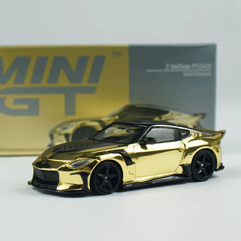 

Модель автомобиля MINIGT 1:64 Z Series VeilSide FFZ400 Golden 985 из сплава, классика, сувенир для взрослых, статическая демонстрация