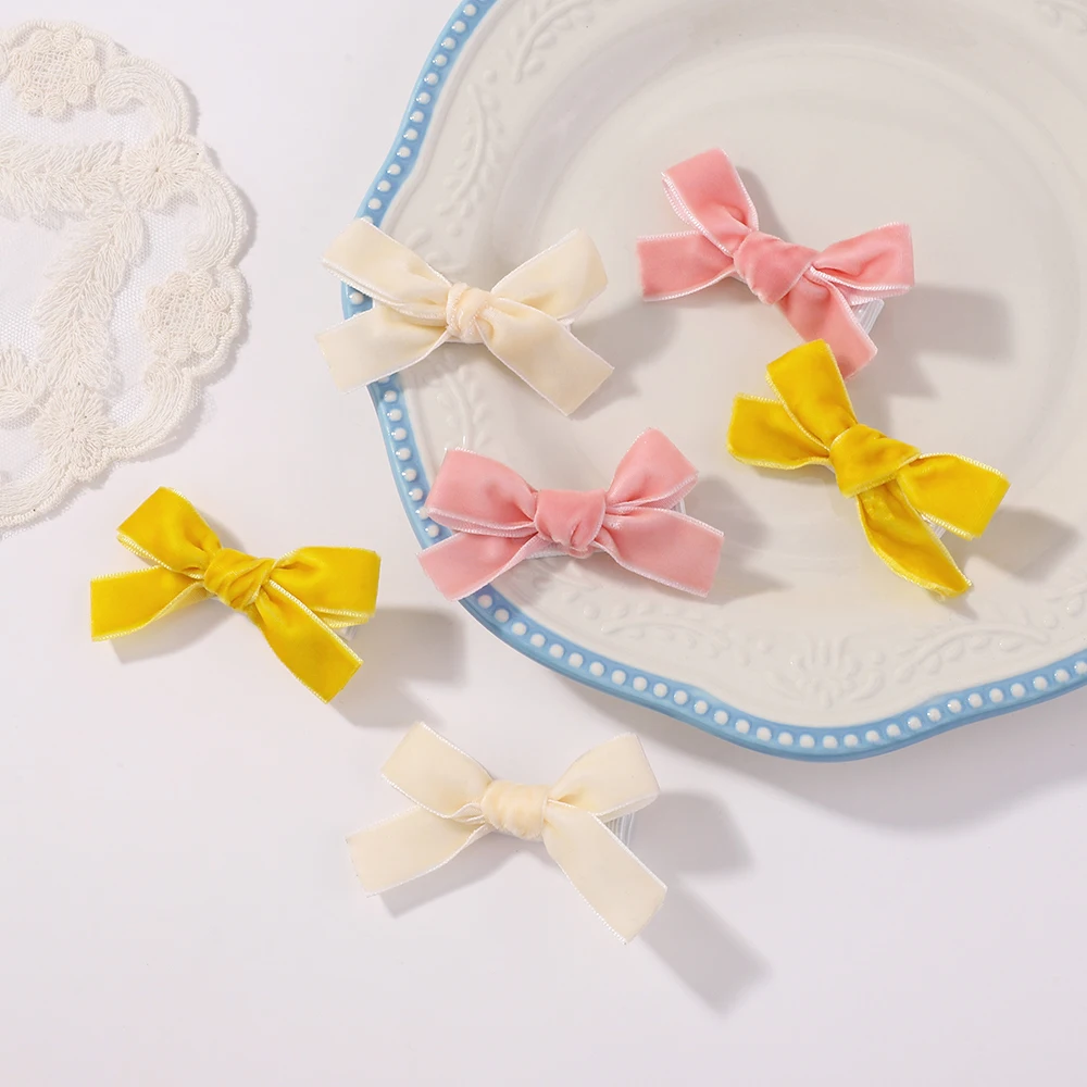 6 قطعة الشريط الصلب الانحناء مقاطع الشعر لطيف اليدوية القوس دبوس الشعر المشابك أغطية الرأس للطفل الفتيات إكسسورات شعر الأطفال هدايا #5