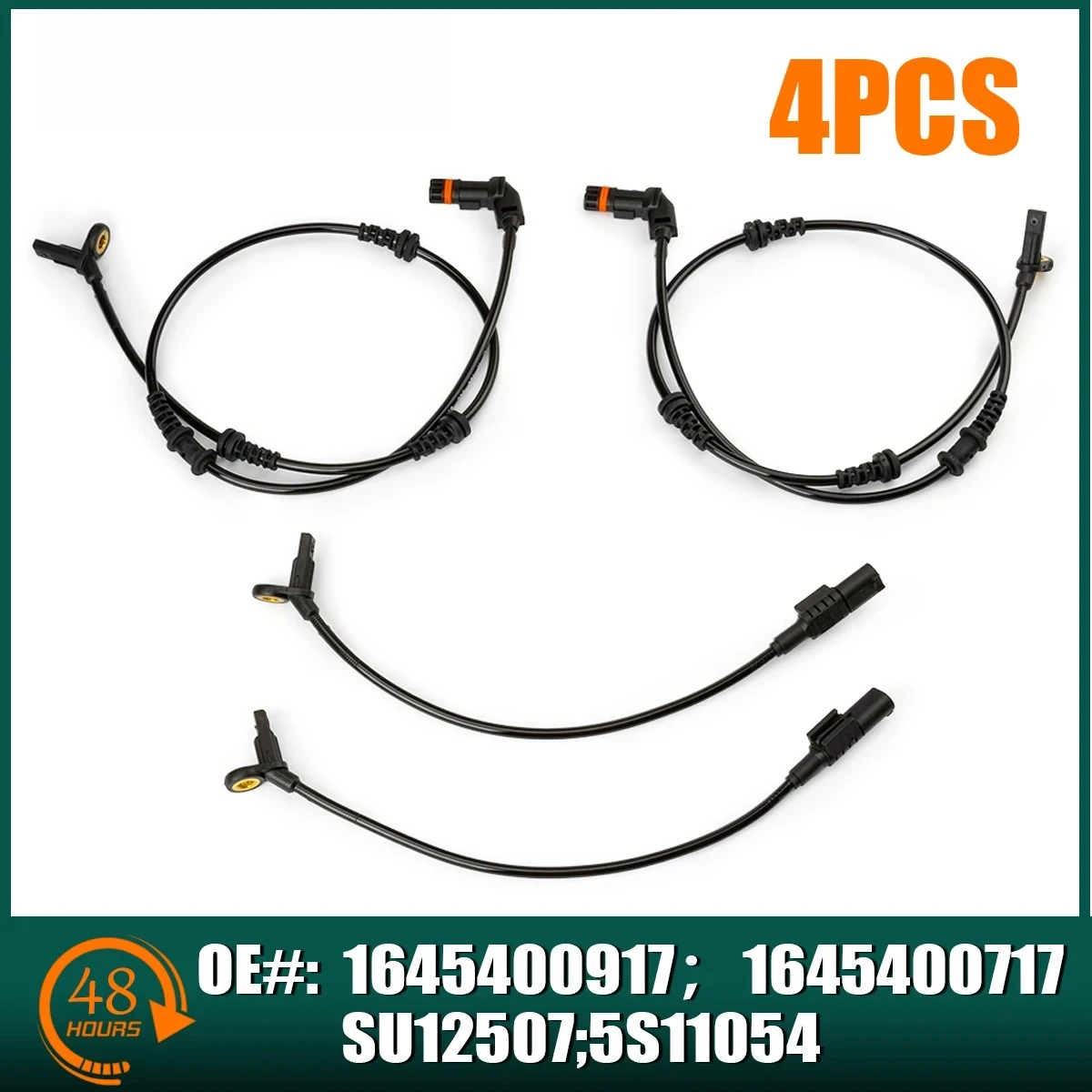 

Комплект из 4 датчиков скорости ABS (передние и задние) 1645400717 1645400917 SU12507 5S11054 для Mercedes-Benz W164 GL ML320 ML350