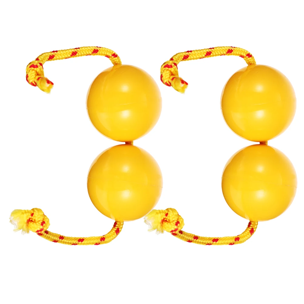 

2 Pcs Percussion Kashaka Rhythm Instrument Music Shaking Balls African Shaker Musical Children Hand Knock Toddler