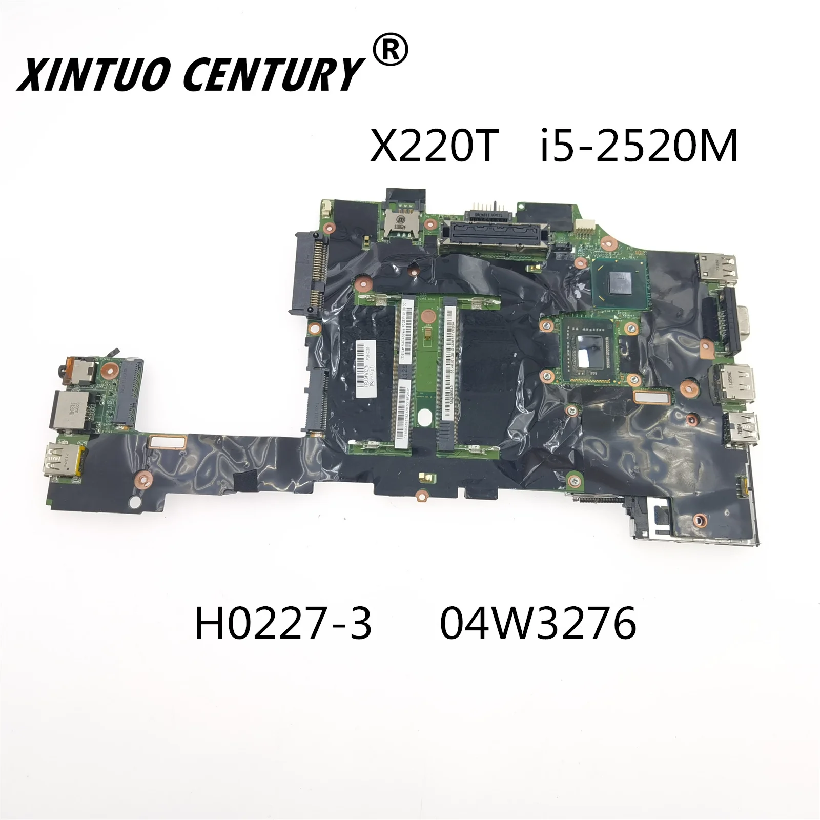 

04W3276 X220T Laptop motherboard Para LENOVO Thinkpad Tablet SR04A I5-2520M H0227-3 Mainboard 100% tested