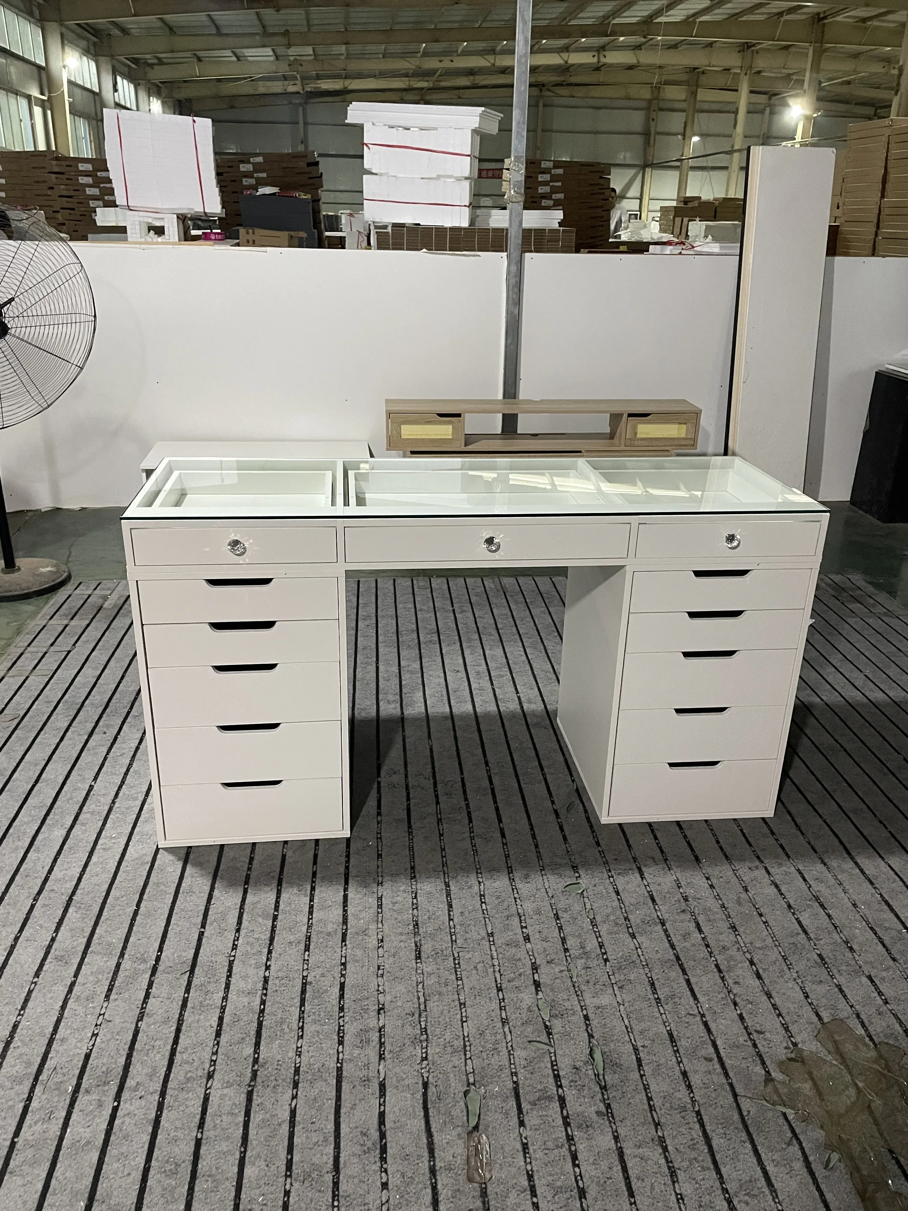 -Bedroom Furniture Modern Makeup Storage Vanity Table with Drawers Modern Dressing Table Design Luxury Dressing Table