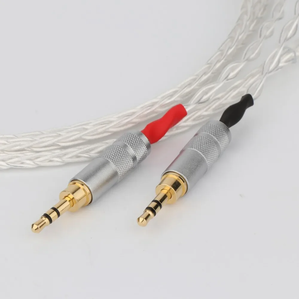 Cable with 3.5mm Stereo Plug to Dual 2.5mm Male Compatible With Hifiman HE400S, HE-400I  HE-400i  Dual 2.5mm Version  HE560