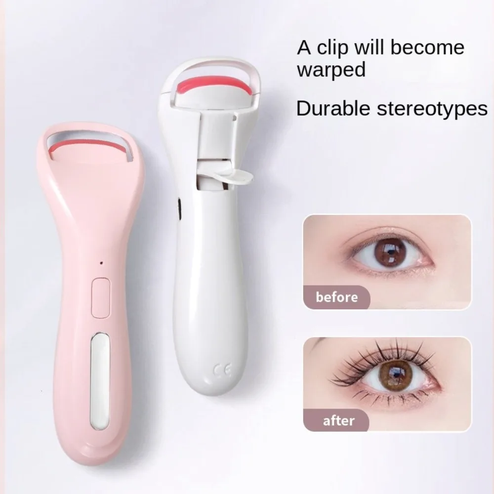 

Lasting Curling Electric Eyelash Curler Fast Heating with 3 Temperature Heated Eye Lash Curlers USB Charging Safe Control