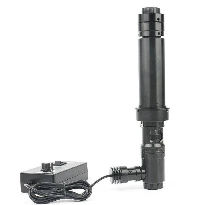 180X 300X 400X 1400X Zoom C-mount Coaxial Light Lens 8mm Point light Industrial Digital Microscope Video Camera Accessries