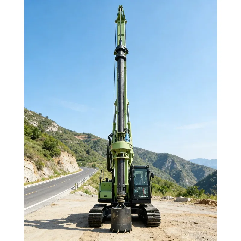 Multi-Application Rotary Piling Rig CE Certified 20M Drilling Depth Crawler Type for Water Well Bore Pile Foundation Engineering