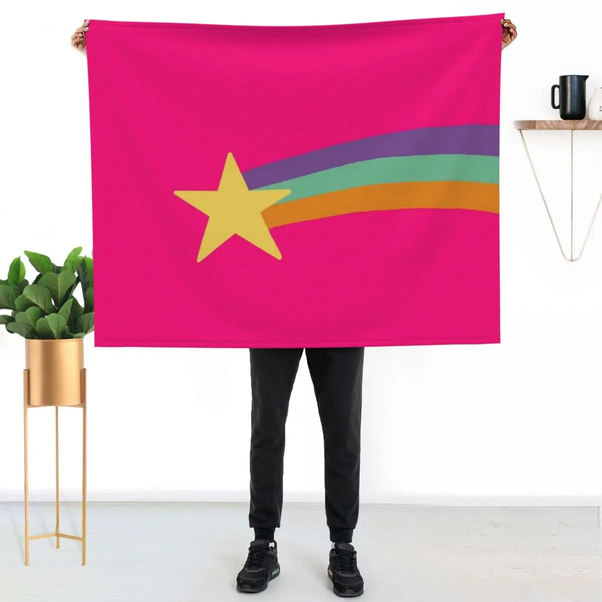 mabel pines star Throw Blanket Winter beds Decorative Throw For Sofa Thin Stuffeds Large funny gift Blankets